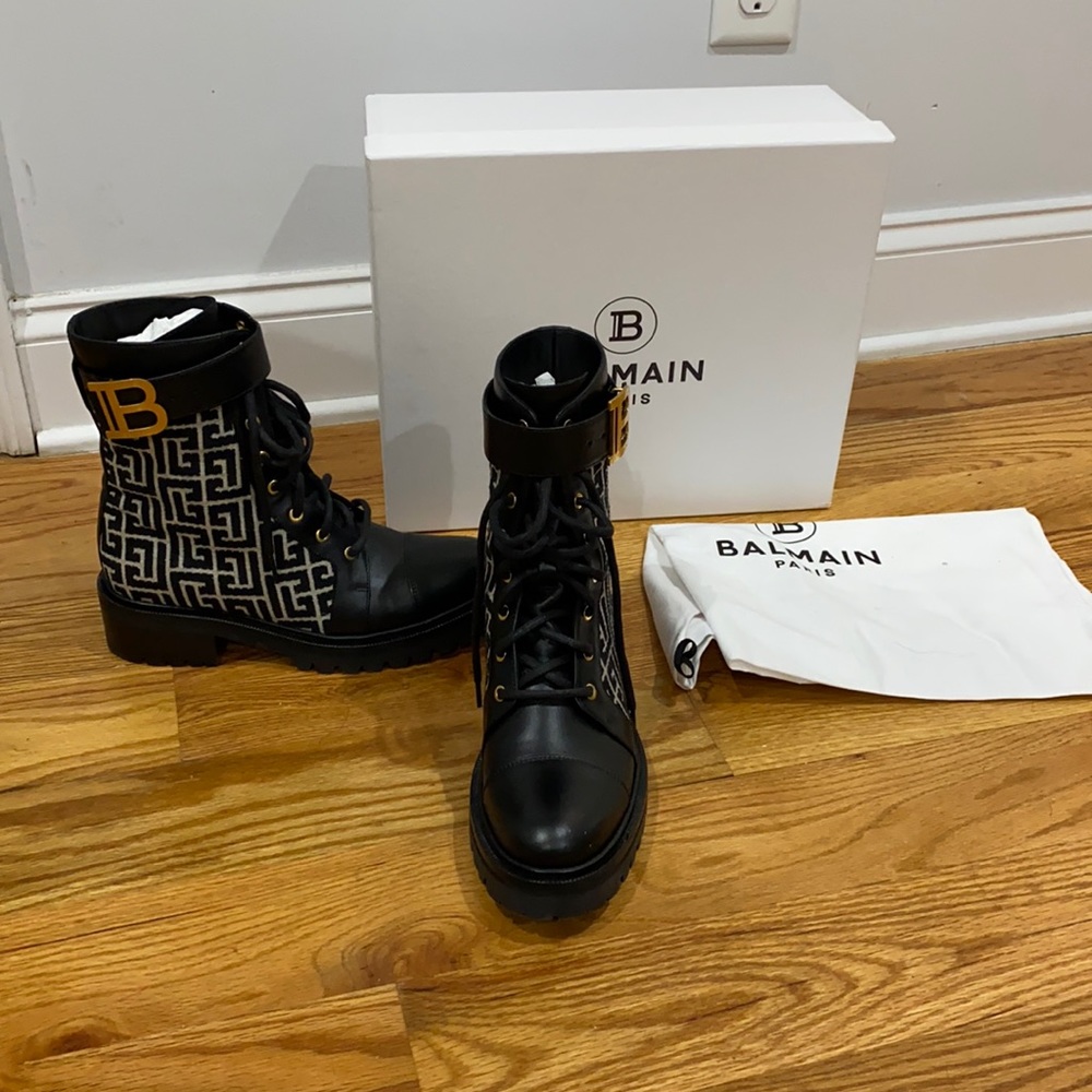Balmain Combat Boots